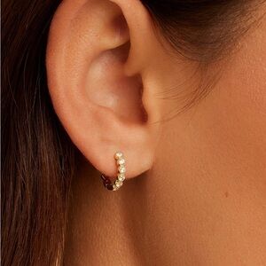 Gorjana Madison Shimmer Huggies Earrings